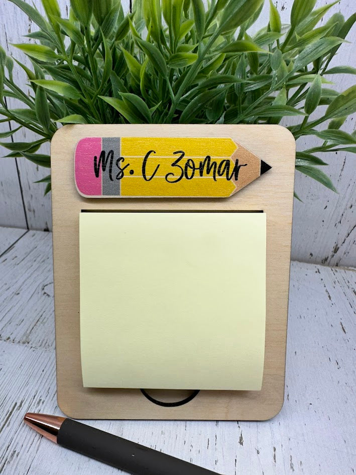 Personalized Small Notepad Holder