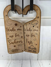 Reversible Door Hanger — Suhoor & Fajr