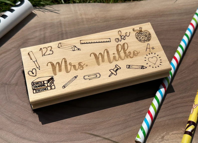 Personalized Teacher Board Eraser