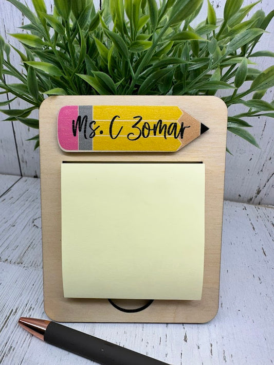 Personalized Small Notepad Holder