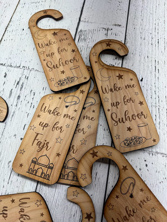 Reversible Door Hanger — Suhoor & Fajr