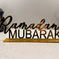 Ramadan and Eid Mubarak Acrylic Sign