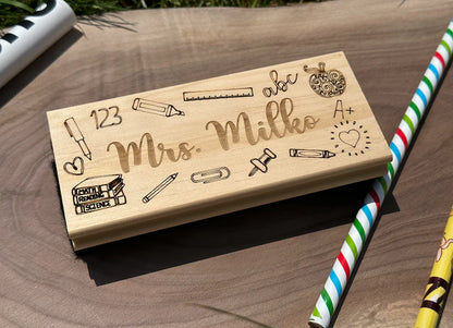 Personalized Teacher Board Eraser